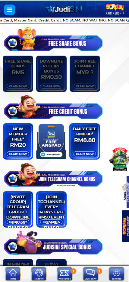 JudiSini - Promotion - lucky555s