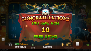 Pirate Queen Slot - Free Spins - Lucky555s