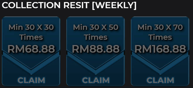 LUCKY555 - Collection Resit (Weekly) - lucky555s