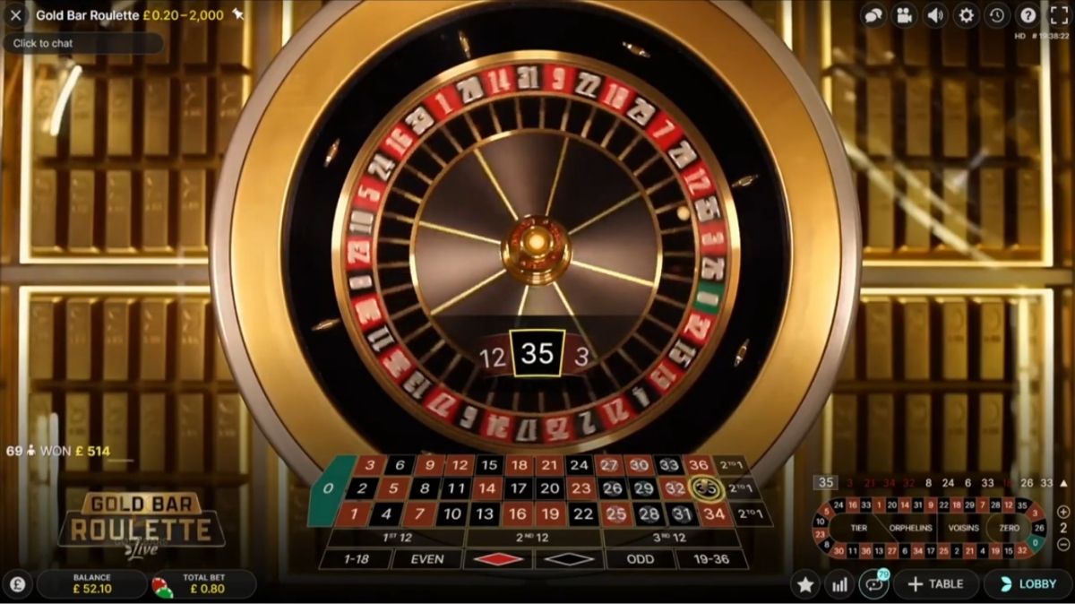 Gold Bar Roulette - Game 3 - Lucky555s