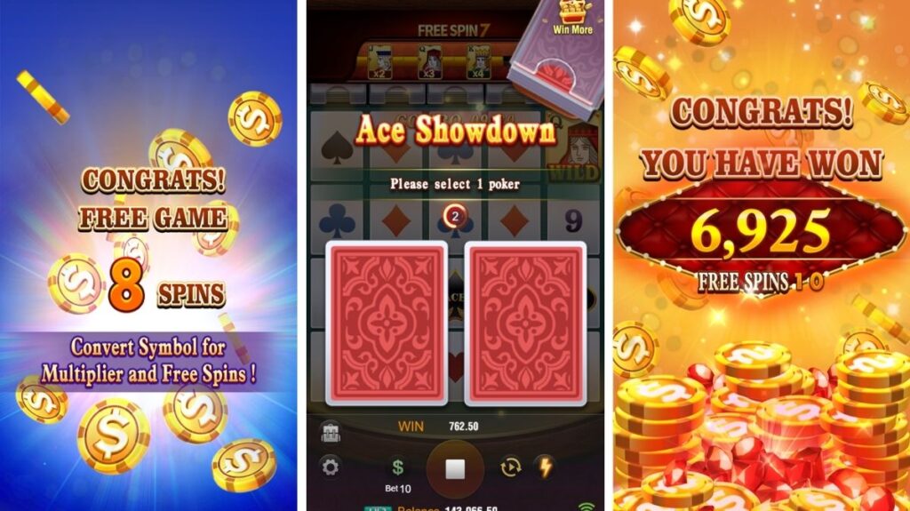 Wild Ace Slot - Free Spin - Lucky555s