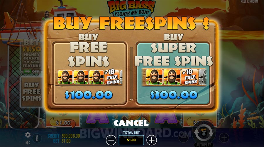 Big Bass Floats My Boat Slot - Buy Free Spins - lucky555s