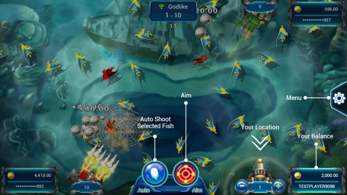 Fishing God - Interface - Lucky555s