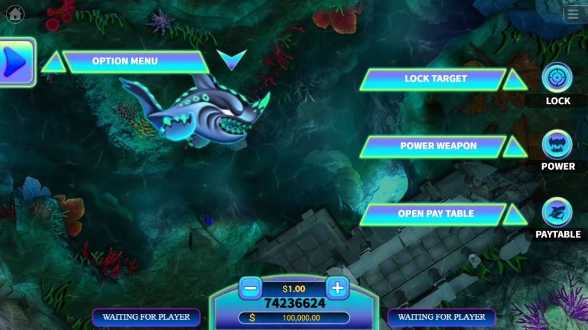Hungry Shark Cthulhu Fishing - Interface - Lucky555s