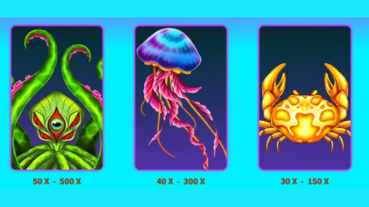 Hungry Shark Cthulhu Fishing - Paytable 1 - Lucky555s