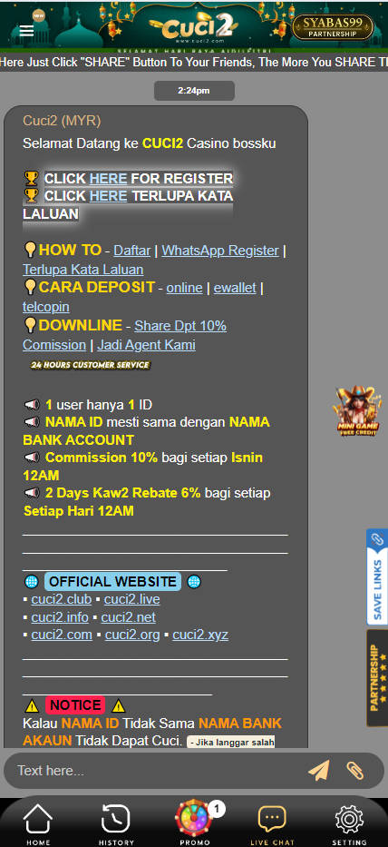 Cuci2 - Live Chat - Lucky555s