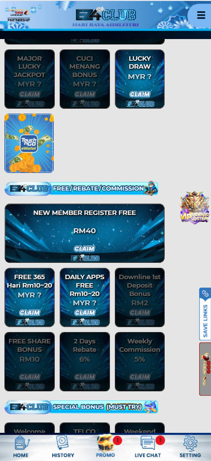 EZ4CLUB - Promotion - Lucky555s