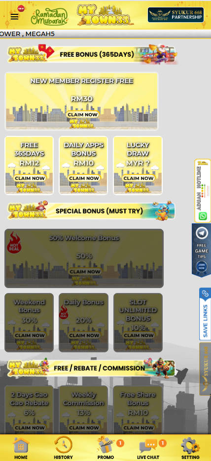 MyTown33 - Promotion - Lucky555s