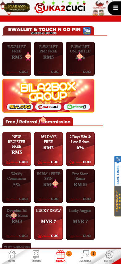 Suka2Cuci - Promotion - Lucky555s
