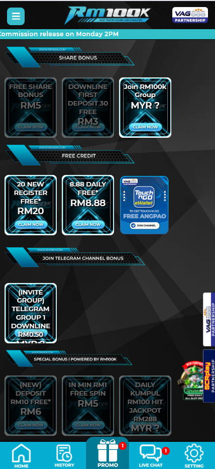 RM100K - Promotion - lucky555s