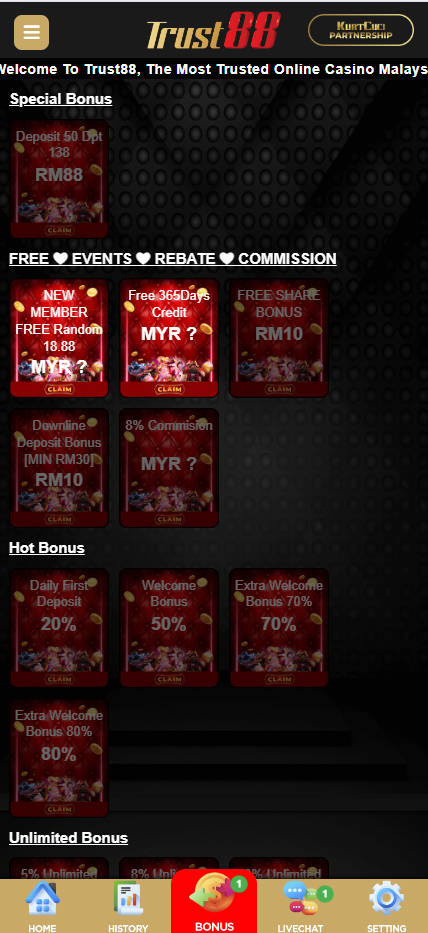 Trust88 - Promotion - Lucky555s