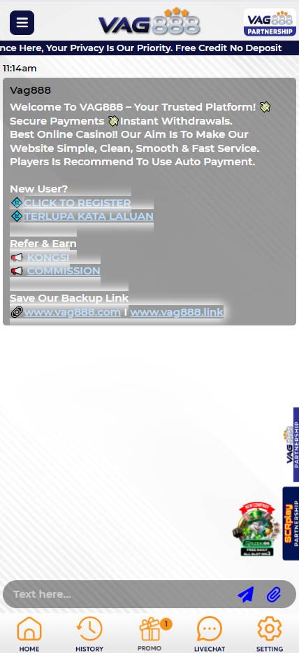 VAG888 - Live Chat - lucky555s