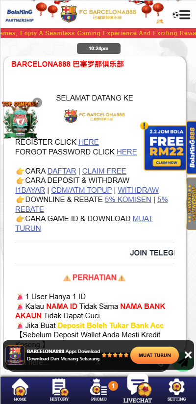 Barcelona888 - Livechat - lucky555s