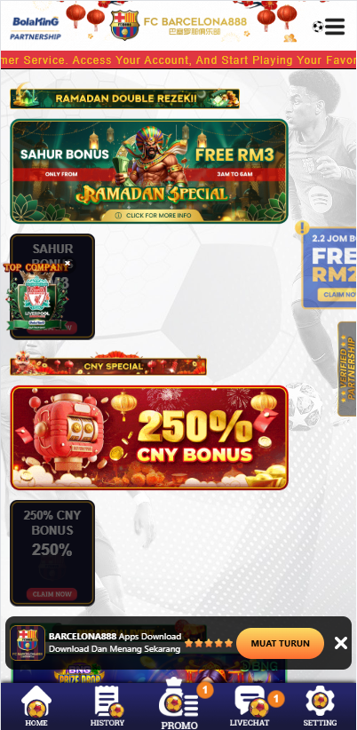 Barcelona888 - Promotion - lucky555s