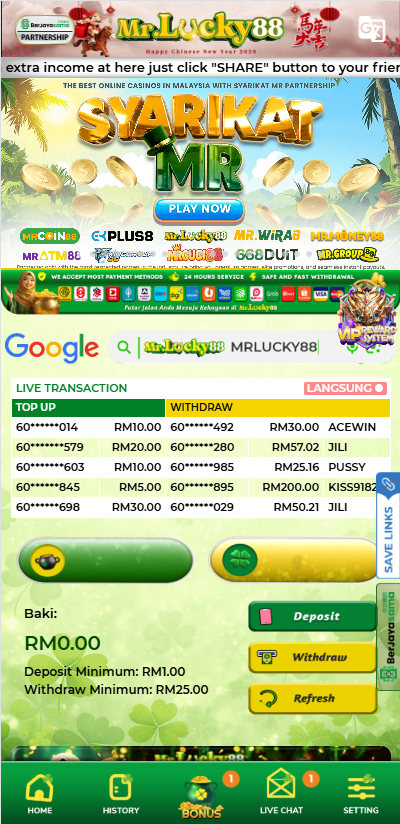 MrLucky88 - Homepage - lucky555s