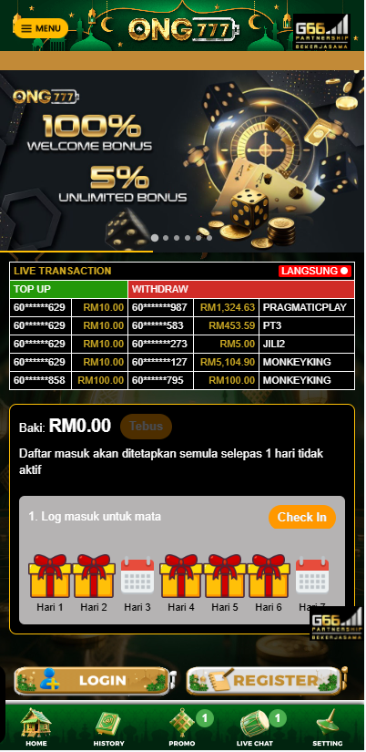 Ong777 - Homepage - lucky555s