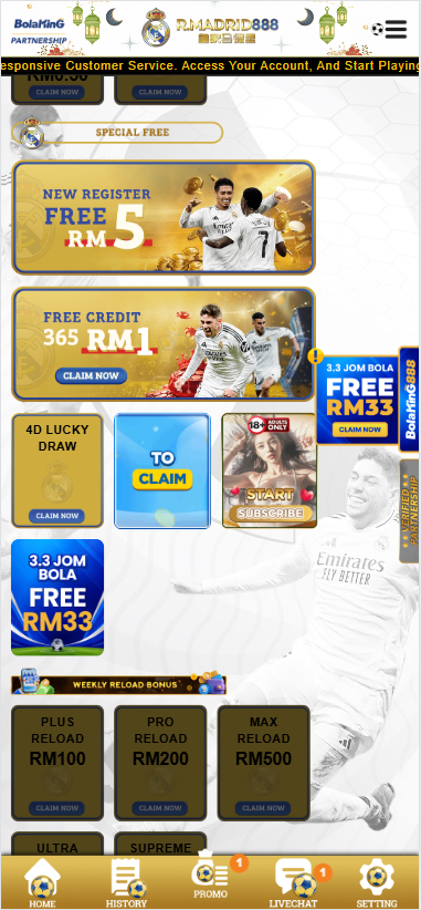 Realmadrid888 - Promotion - lucky555s